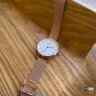 丹尼尔惠灵顿（DanielWellington） dw手表女欧美石英女士简约腕表28mm生日礼物送女友老婆 玫瑰金白盘 DW00100219 实拍图