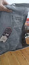 浩术 牛仔裤男秋冬季复古高街宽松直筒抽绳宽松休闲高街潮牌牛仔裤 灰色+浅蓝色【两件装】 2XL 【135-150斤】 实拍图