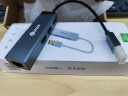 毕亚兹 USB分线器USB3.0 千兆有线网卡 USB转RJ45网线接口转换器 苹果Mac集线器HUB接硬盘延长线  实拍图