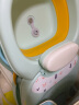 世纪宝贝（babyhood）儿童洗头躺椅 宝宝洗澡神器可折叠家用洗头发床 可坐躺215B清新绿 实拍图