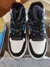 回力男鞋高帮秋冬季2025韩版增高小白鞋子男休闲潮鞋篮球运动板鞋男 白黑 43 实拍图