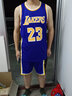 标奔 篮球服套装男女队服运动透气背心大学生比赛训练服公牛球衣印字 湖R紫色-23号 3XL【175-180cm】【70-80kg】 实拍图