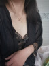 MOXTOC性感睡衣女士蕾丝四件套网纱透吊带睡裙纯欲家居服私房520礼物 香芋紫 M （94-108斤) 实拍图