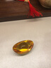 东之天地 黄色水晶金元宝招财摆件装饰乔迁新居开业礼品摆设小元宝聚宝盆 黄色小元宝2颗【长约5cm】 实拍图