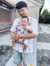 爱宝适婴儿背带前抱式解放双手抱娃神器斜挎背带腰凳升级护腰暗夜黑F02 实拍图