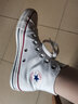 匡威（Converse）男鞋女鞋 ALL STAR系列经典帆布鞋休闲情侣休闲鞋学生板鞋 【厚底增高】中性低帮帆布鞋 A06557 36.5 实拍图