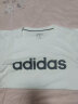 阿迪达斯（adidas）短袖女 25夏新款运动服跑步健身瑜伽上衣棉质舒适透气圆领时尚T恤 纯棉亲肤/侧边三条纹/主推款 S 【160建议体重95-110斤】 实拍图