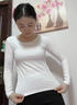 直降底价 t恤女长袖春秋季修身显瘦内搭打底衫设计感小众上衣 炫本色长袖T恤圆-黑色 M 实拍图