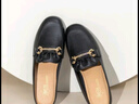 大东休闲穆勒鞋女2025新款个性金属扣圆头套脚懒人拖单鞋1229 实拍图