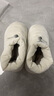 魔杏雪地靴女士秋冬季室外防水可爱花朵舒适保暖居家防滑厚底耐磨棉鞋 白色【防水羽绒】 38 -39适合37-38 实拍图