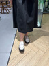 爱步（ECCO）厚底乐福鞋女倪妮同款英伦风一脚蹬厚底增高牛皮女鞋 踪迹220723 石灰色22072301378 38 （尺码偏小） 实拍图