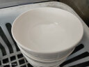 京东京造 骨瓷家用6英寸面碗陶瓷碗米饭碗可微波炉使用  2只装 纯白 实拍图