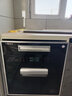 惠普好太太消毒柜嵌入式 家用高温消毒碗柜大容量厨房碗筷餐具 小型多功能碗柜 二星级 120L 12键负离子智能屏锁银色拉手 实拍图