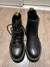 马丁（DR.MARTENS）春夏2976 YS 新中式黄线光面皮黑色男女款切尔西靴 黑色 37 偏小，推荐大一码 实拍图