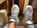 SHENHE椰子鞋男350莆田满天星休闲鞋子男夏季潮男鞋冰蓝情侣反光运动鞋 白满天星【真爆蓝盒】 42 标准码 实拍图