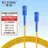 博扬（BOYANG）电信级光纤跳线SC-SC(UPC) 2米 单模单芯 Φ3.0阻燃低烟无卤跳纤光纤线尾纤sc-sc BY-2111SM 实拍图