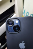 毕亚兹 适用苹果13镜头钢化膜 iPhone13mini摄像头膜【2颗】单圈金属边框耐刮独立鹰眼高清保护膜黑JM223 实拍图