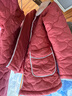 秋鹿睡衣女新款纯棉秋冬加厚休闲开衫翻领夹棉保暖可外穿家居服套装 QHIL240D暗红62 L/160 实拍图