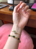 KASIYU2024新款祖母绿镶钻花朵手链加货电镀时尚轻奢气质手环高级感手饰 手链 晒单实拍图