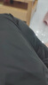 棉致休闲裤男港风潮流运动卫裤宽松系带百搭阔腿裤 黑色束脚 XL  实拍图