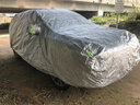 大众探岳X\\\\GTE专用车衣车罩适用于2021款2022防雪防霜防冰雹防雨防晒遮阳隔热车套外罩 加厚遮阳伞盖车布蓬汽车套牛津布车衣新款老款 专用防水罩车布罩盖车的布雨布帆布车布篷防冰雹 实拍图