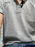 花花公子短袖t恤男夏季男士翻领Polo冰丝衫潮流半袖商务上衣服男装夏装 黑色紫领 L 实拍图
