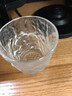 豪斯凡 日式高颜值玻璃杯冰川杯树纹杯ins风家用洋酒杯子水杯威士忌酒杯 透明矮款2只300ml 实拍图