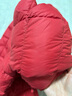 巴拉巴拉童装儿童排骨羽绒服男童女童亲子装轻薄内胆2025年新款冬装外套 中国红-连帽-白鸭绒 清洁度1000+ 160 充绒量68g-成人可穿 实拍图