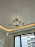 韵钰欧式吊灯客厅灯奢华水晶灯现代简欧网红餐厅卧室灯具套餐三室两厅 花开富贵12头-配全光谱三色光源 实拍图