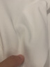 欧莎（OSA）九分休闲裤女夏季薄款小个子松紧腰显瘦锥形运动裤 白色 M 实拍图