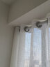 金蝉窗帘免打孔窗纱现代简约卧室客厅阳台伸缩杆窗帘杆一整套纱帘 丝缕-白色【含伸缩杆】 适用宽2.6-3.1米窗帘2.5*2.7两片 实拍图