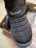 回力女鞋棉鞋女雪地靴冬季加绒加厚保暖中老年人防水防滑轻便妈妈鞋子 黑色（男女款） 36 实拍图