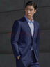 雅戈尔（YOUNGOR）套西上衣男227F款二粒单排扣修身版商务西服纯羊毛不易皱 藏青VOTX220227FIY上衣修身版 XL 180/100A 实拍图