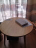 家逸实木小圆桌北欧简约现代阳台茶几创意茶桌小户型家用圆形咖啡桌 实拍图