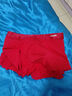 莫代尔本命年大红男士内裤男纯棉10A抗菌宽松平角裤结婚喜骐骥红短裤头 实拍图