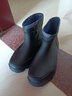英玛仕雨鞋成人男女士短款中筒雨靴钓鱼防水防滑鞋学生水鞋   黑色 41 实拍图