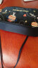 花间公主母亲节礼物动物星球刺绣印花文艺斜挎包手拿尼龙女包1611XSD003蓝色 实拍图