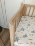 巴布豆（BOBDOG）婴儿床多功能床 可移动 宝宝床亲子床新生儿床实木床边床拼接大床 基础款-床+10cm空气纤维床垫 实拍图