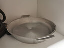 ULKNN加厚煎锅铝平底锅老式家用加厚不粘锅炕饼锅烙饼纯手工铸铝铝锅商 36厘米加厚7.1斤加盖 实拍图