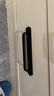 西朵现代简约窗户免打孔明装拉手房门木门把手对开门把手粘贴款 大号黑-配免钉胶 实拍图