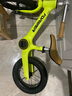 永久K8儿童平衡车1-3岁男 滑步车4-6岁小孩滑行车 女宝宝单车溜溜车 荧光绿 【镁合金 辐条轮】 12寸 85-120cm 实拍图