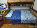 梦洁宝贝 儿童床上三/四件套男孩卡通新疆棉纯棉套件学生被套幼儿园床品 【100%新疆棉】太空飞行记 四件套1.5床 床单款 （被套200*230cm） 实拍图