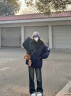 棉致加厚工装连帽棉服女新款宽松派克服棉衣外套女面包服羽棉袄绒服 X809藏蓝色【高品质80】 L 125-145斤 实拍图