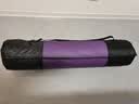 浪比速瑜伽垫防滑男女加厚加宽瑜珈健身运动地垫子跳绳减震静音垫家用 【185*90cm】紫色 含：绑带+背包 15mm(厚度） 实拍图