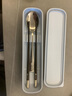 Buyer Star  餐具盒子 空 大号便携式学生塑料装的收纳盒筷子盒 21cm[蓝色] 实拍图