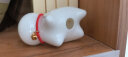 苏氏陶瓷（SUSHI CERAMICS）羊脂玉瓷茶具配件茶宠致白小猫咪 实拍图
