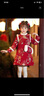 安妮优儿汉服女童拜年服2025新款儿童过年服冬装旗袍秋冬季新年衣服中国风 红色【送同款暖手宝】 120 实拍图