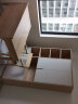 全友家居 书柜书桌架北欧双色实木框架书桌椅书柜组合储物柜125707 实拍图