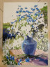 自油自画数字油画diy风景花卉减压手绘油画客厅装饰画儿童diy手工油画挂画 紫丁香与雏菊50*70 绘画套装 实拍图