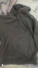 啄木鸟 连帽卫衣男春秋冬季宽松百搭加厚外套男纯色潮流长袖上衣服男装 深灰色 L （110-130斤） 实拍图